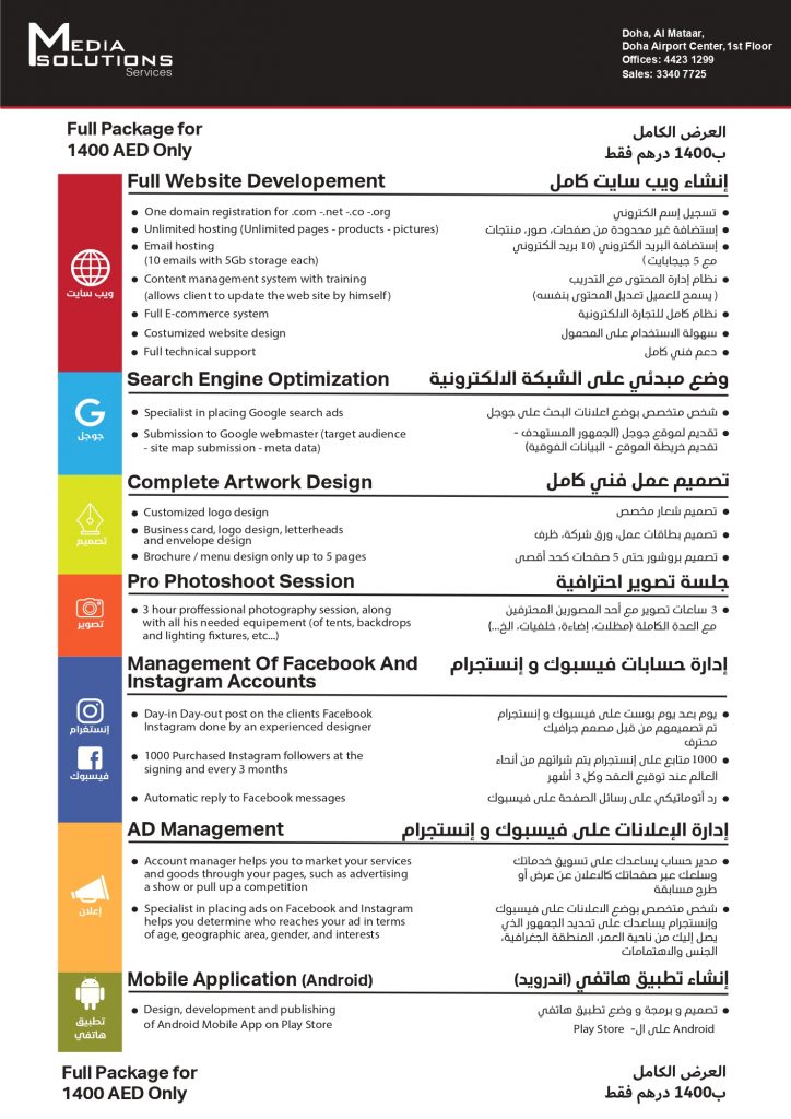 Full Package Media Solutions Qatar